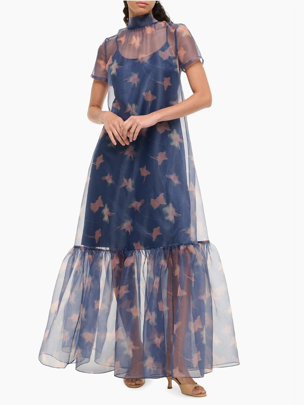STAUD Calluna Dress | Botanical Navy